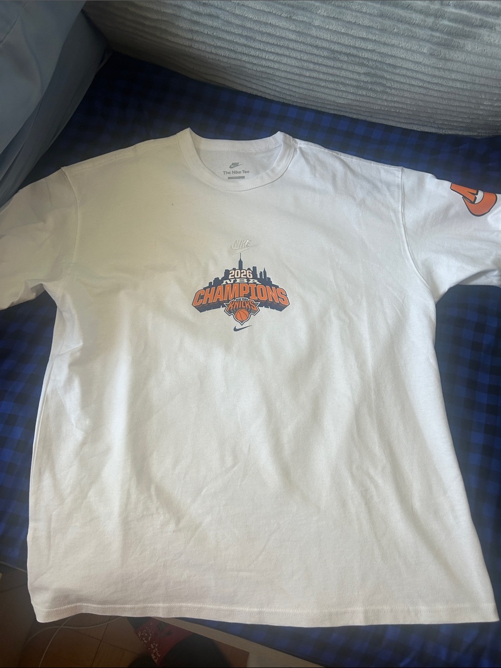 Nike Men’s White Short-Sleeve '2026 Champions' Graphic Tee